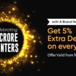 Clebrating 2 Crore Punters with extra 5% Deposit Offer