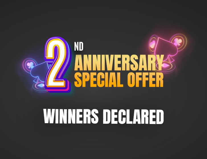 2nd Anniversary - Winners Delclared