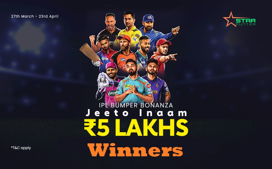 IPL Bumper Bonanza – Winners Declared
