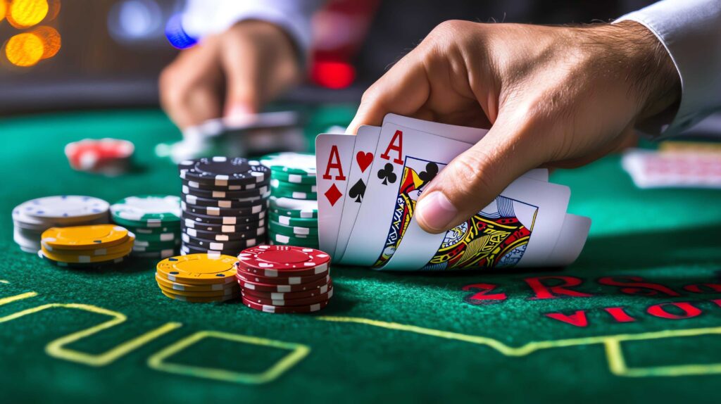 black jack or poker - best casino games