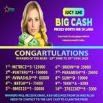 Juicy June – Congratulations! Winners of the week – 23rd JUNE to 29th JUNE 2025
