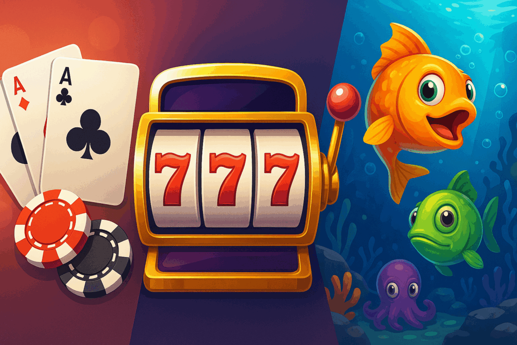 Exploring the Most Popular Game Categories: Cards, Slots & Fishing Games